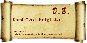 Darázsi Brigitta névjegykártya