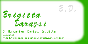 brigitta darazsi business card