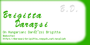 brigitta darazsi business card